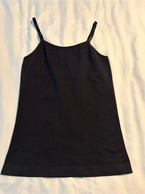 Shapermint Black Slim Spaghetti Strap Camisole
